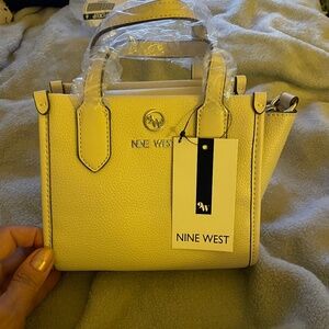 Nine West Riggs bag Bone color NWT